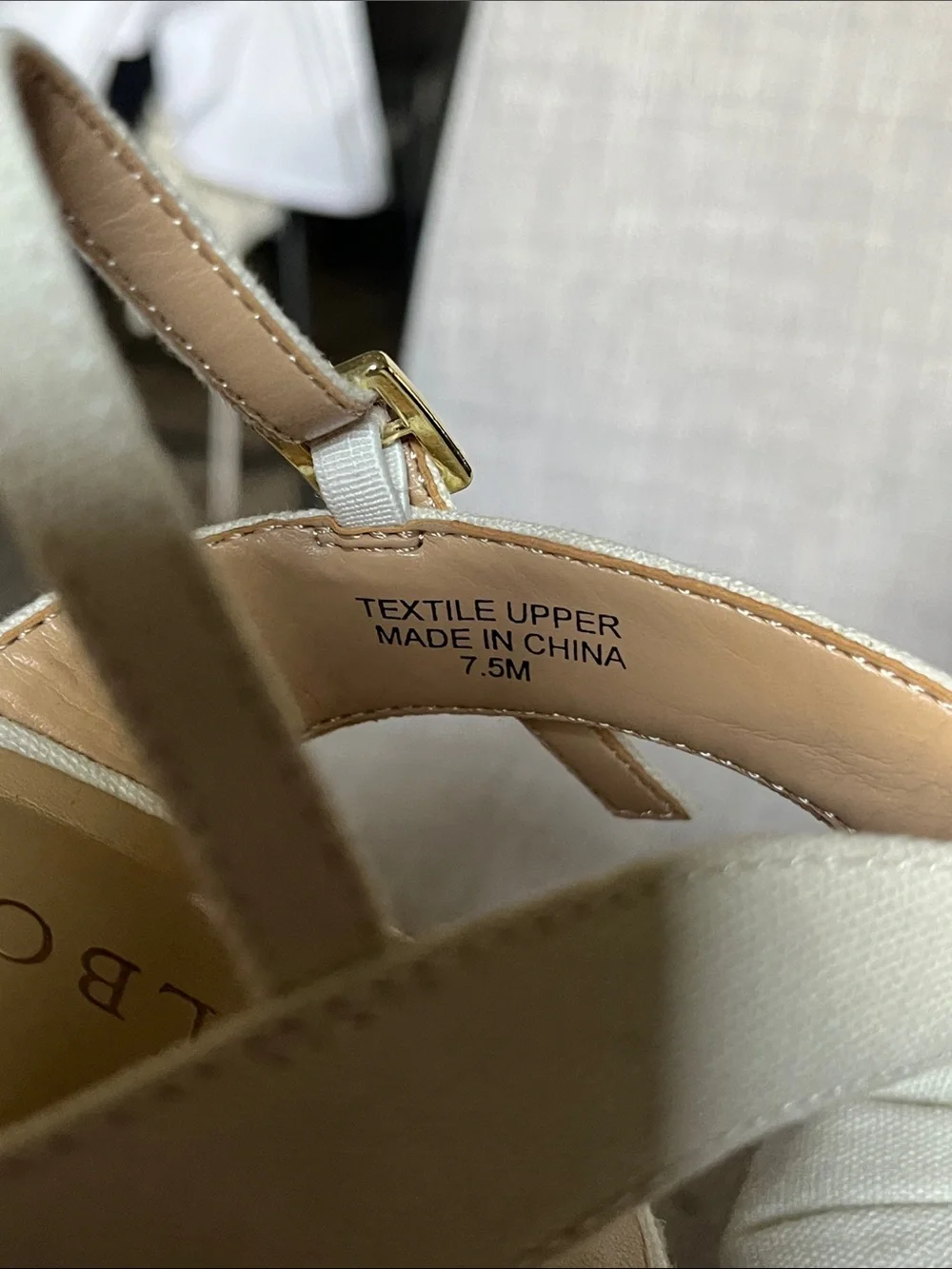 Talbots NATALIE TWIST CANVAS ESPADRILLE WEDGES